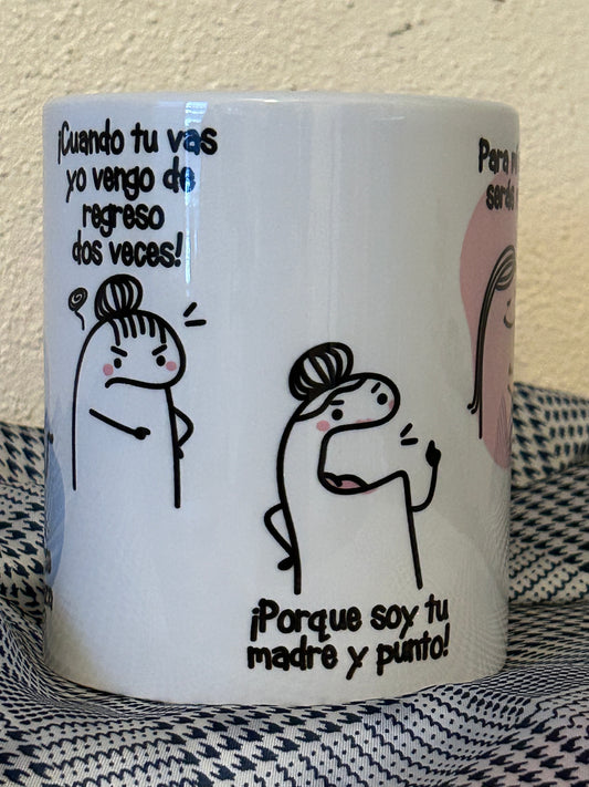 Taza de cerámica 11oz Mamá boricua!