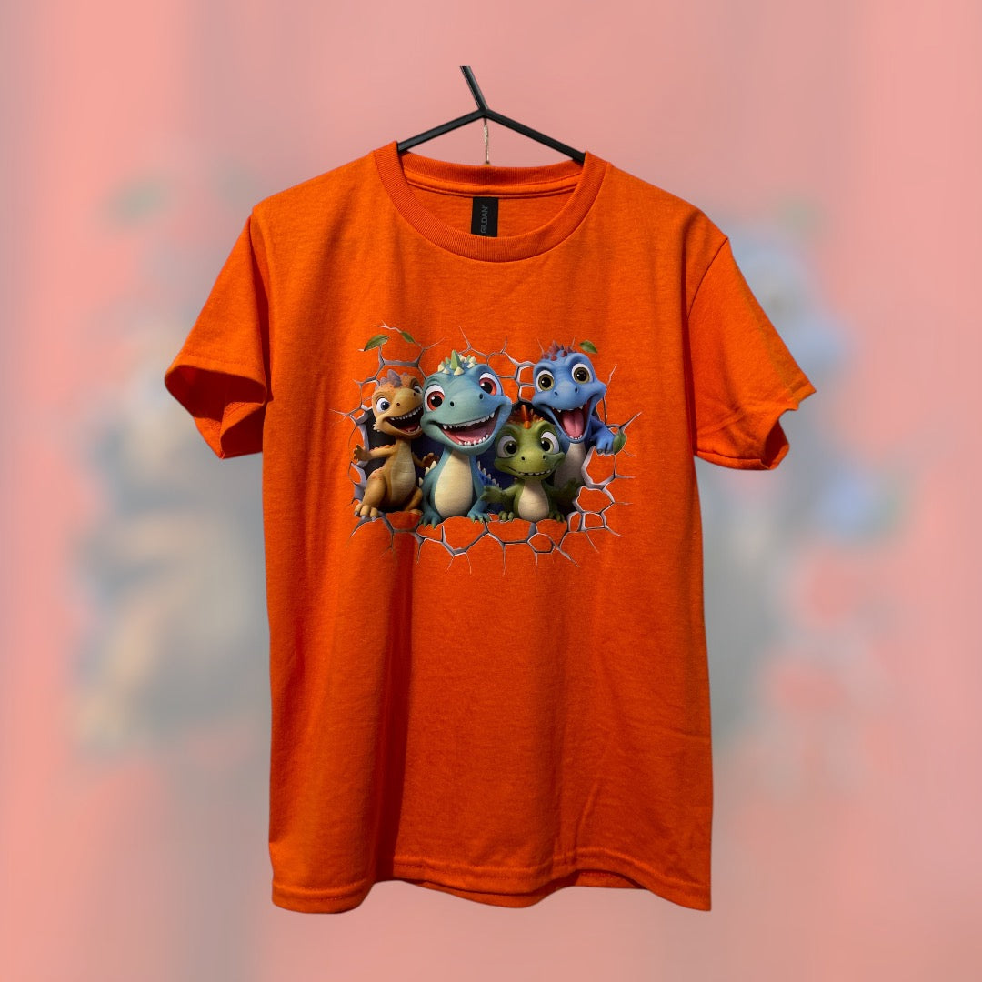 Camisa para niños Dinosaurios