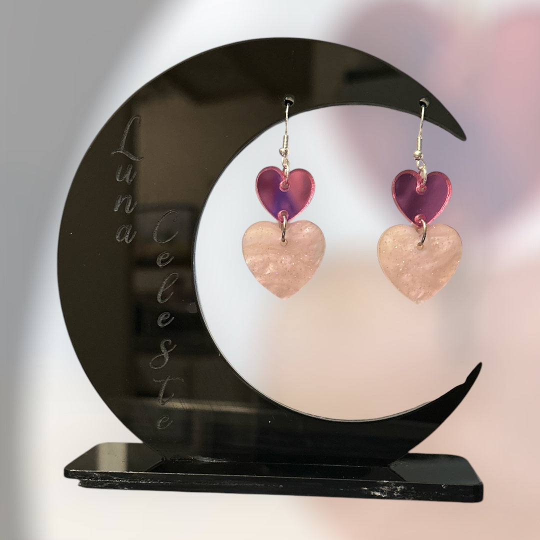 Pantallas Corazones brillantes