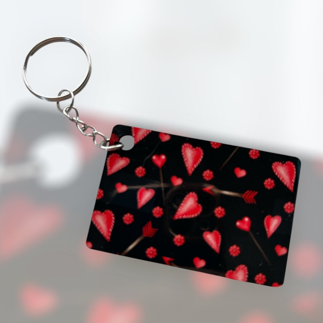 Llaveros sublimados enamorados