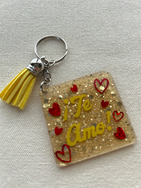 Llaveros en acrílico enamorados