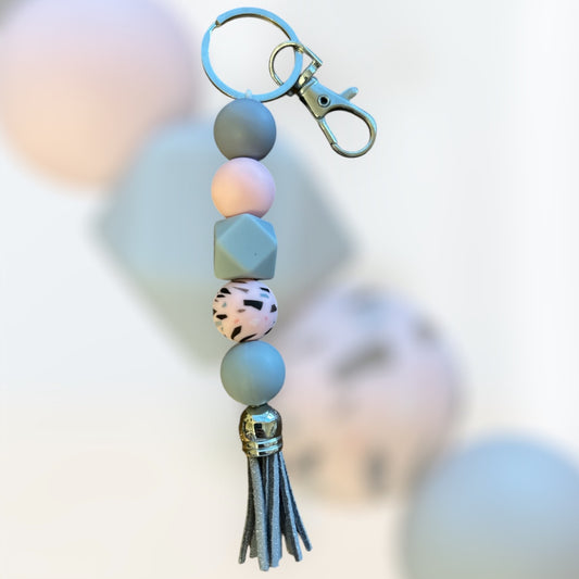 Llaveros abalorios