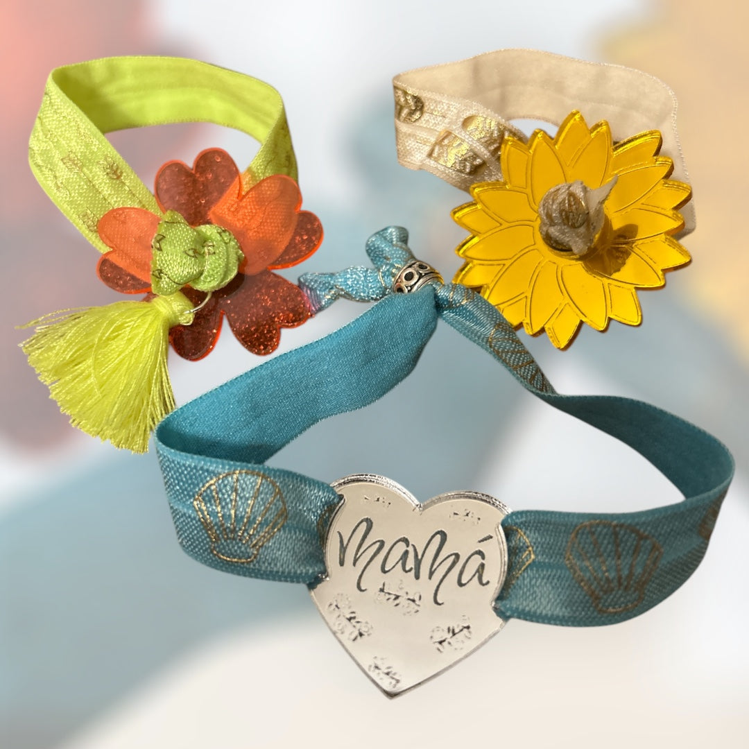 Pulseras de cinta elástica