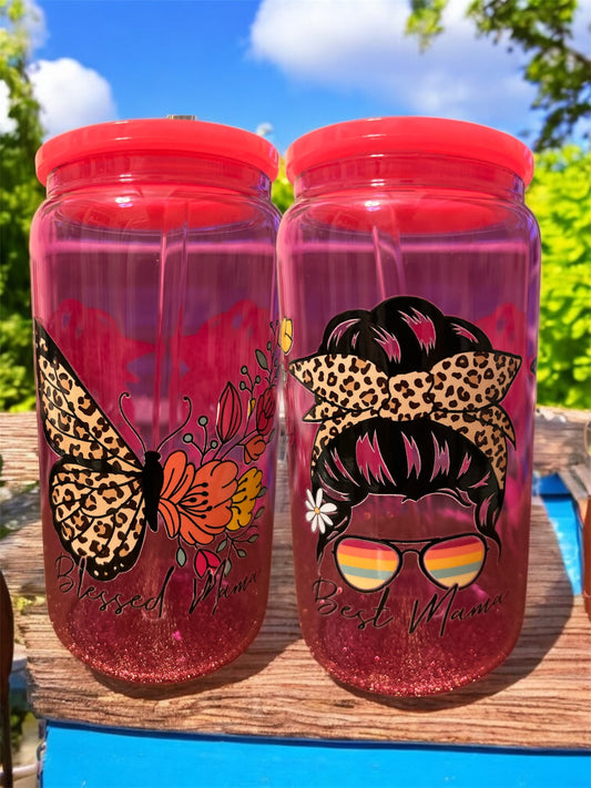 Vaso cristal "Blessed Mama"