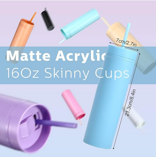 Skinny Tumbler Acrílico